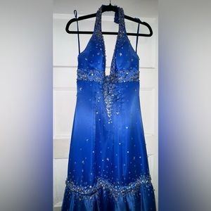 Elegant Blue Prom Dress